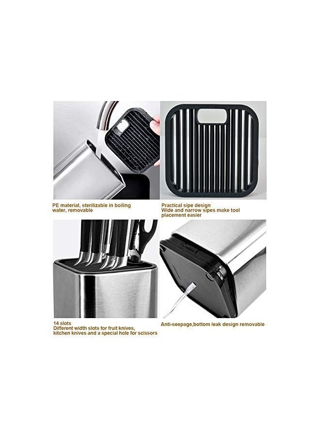 Stainless Steel Universal Detachable Square Knife Holder