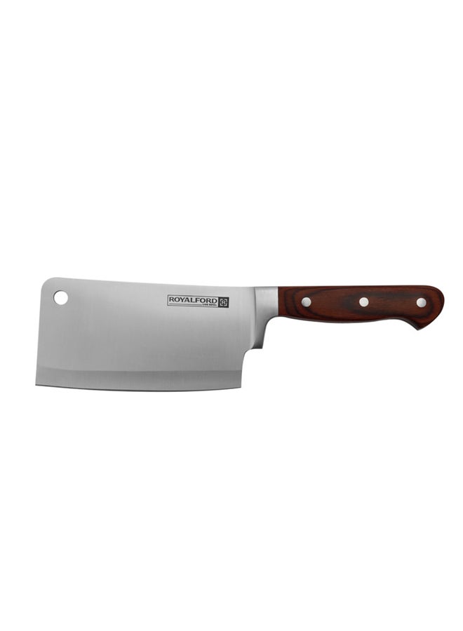 Sharp Design Chef Knife Silver/Brown 6inch