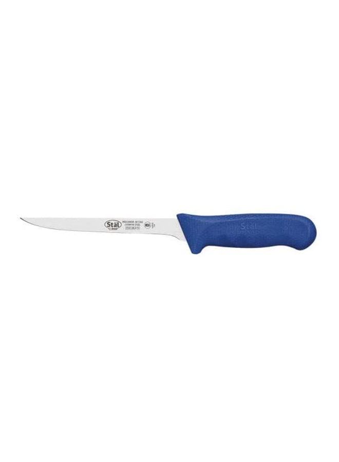 Curved Boning Knife Blue/Silver 6inch