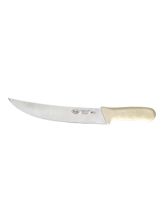 Cimeter Steak Knife Silver/White 9.5inch