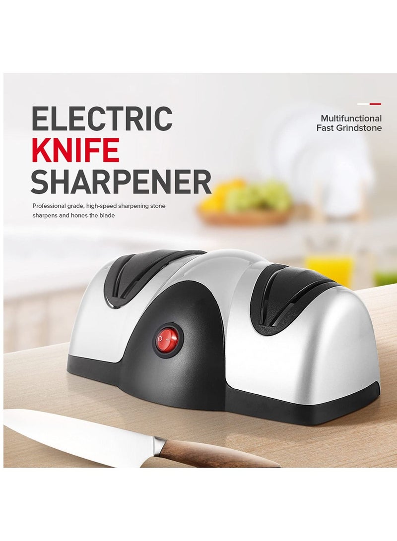 Quick knife sharpener household electric kitchen knife scissors knife sharpening stone artifact kitchen multifunctional full-automatic knife sharpener
