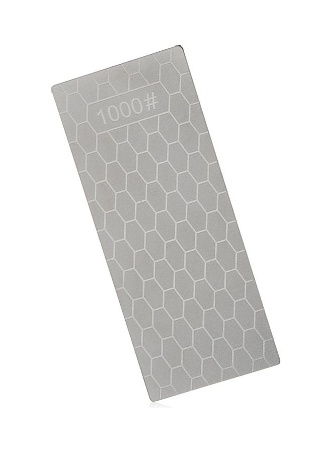 Honeycomb Pattern Knife Sharpener Whetstone Stone Grey