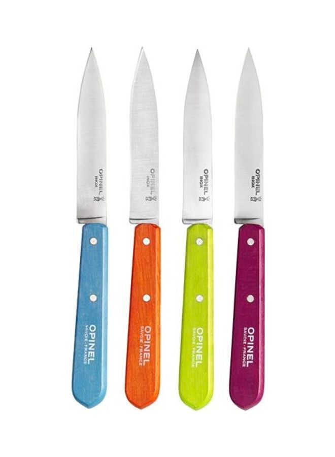 4-Piece Sweet Pop Paring Knives Blue/Orange/Green