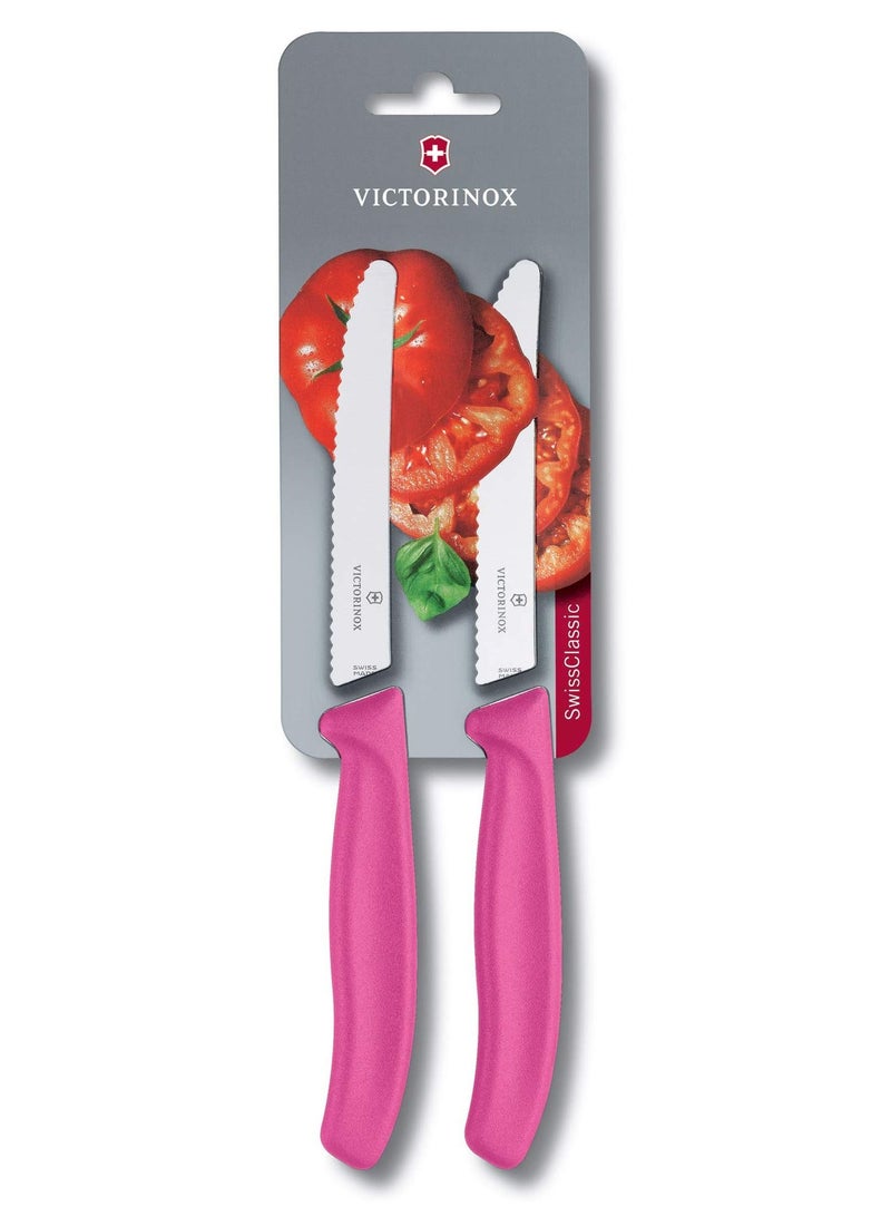 Victorinox Swiss Classic Paring Knife 2 Piece Pink