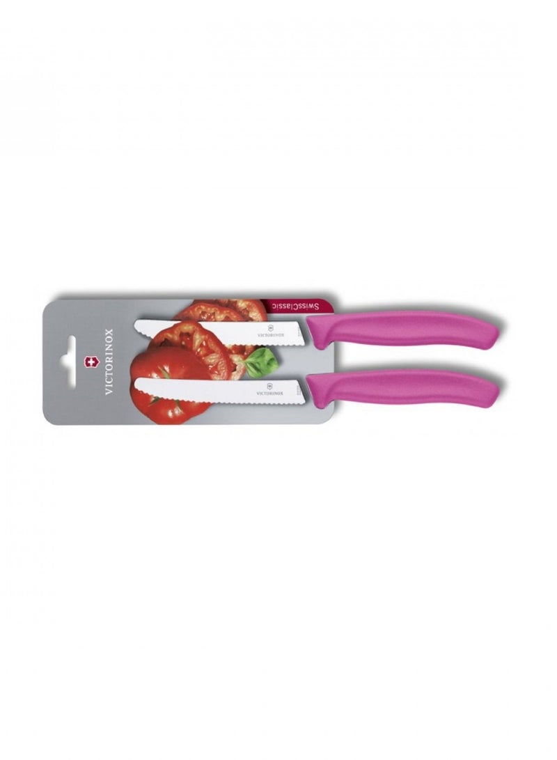 Victorinox Swiss Classic Paring Knife 2 Piece Pink