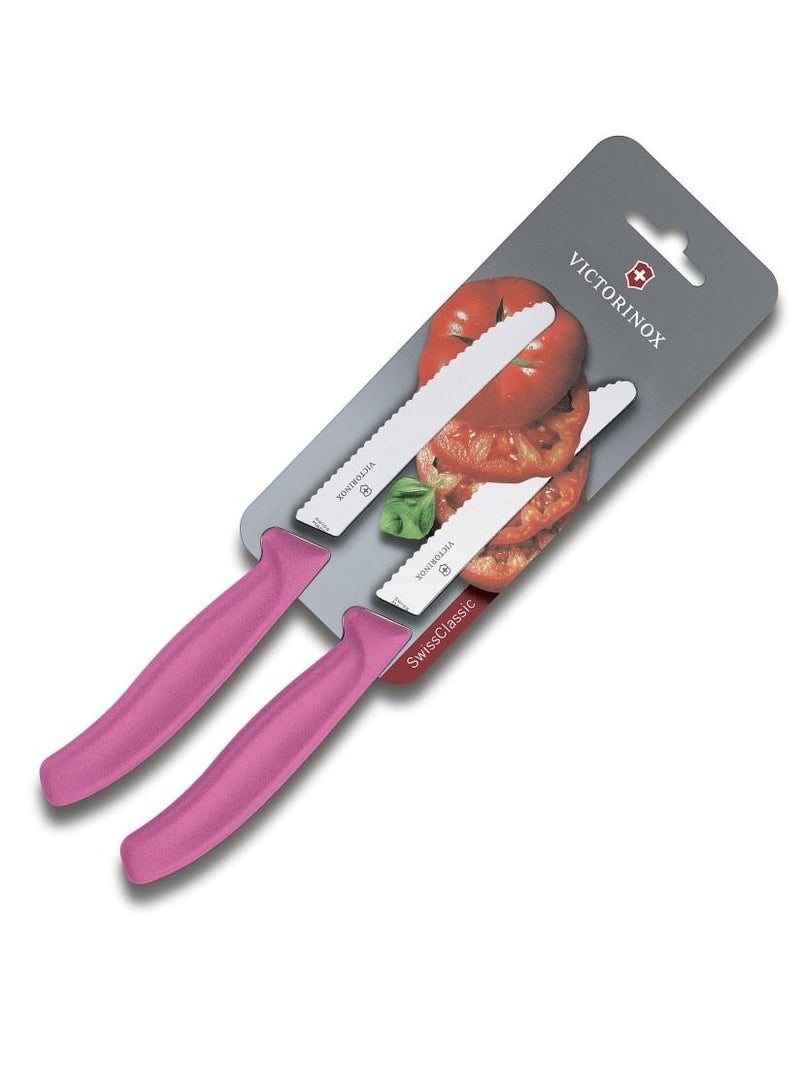 Victorinox Swiss Classic Paring Knife 2 Piece Pink