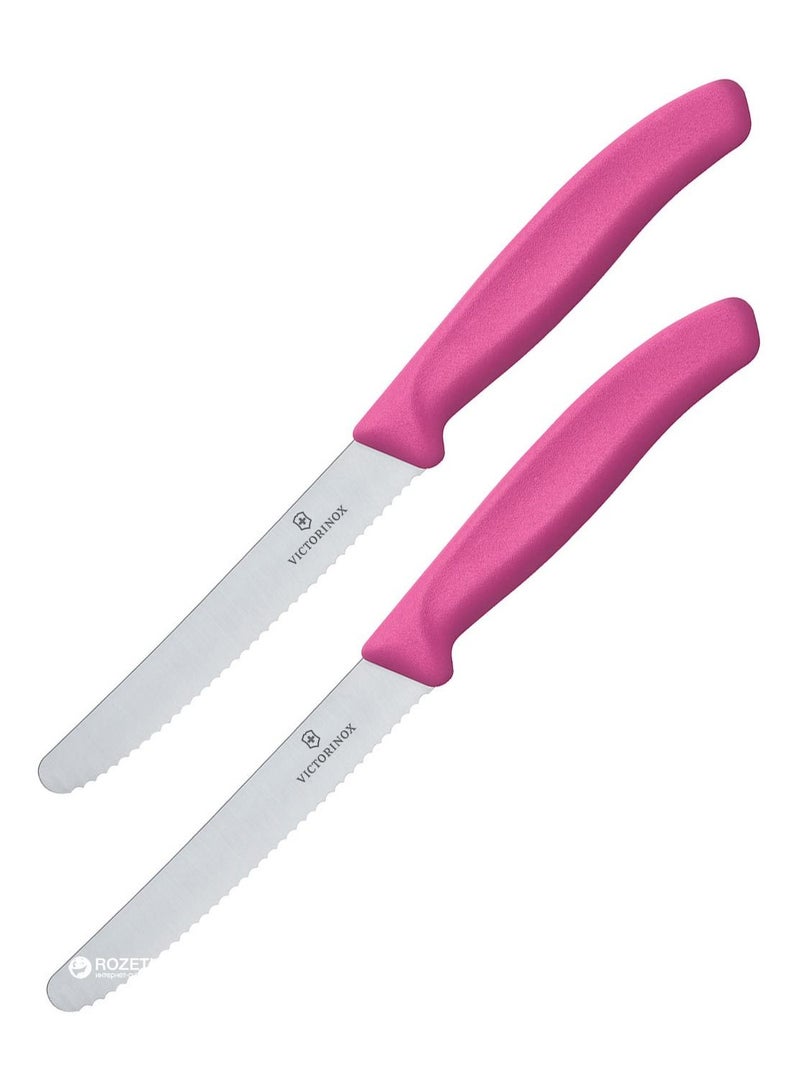 Victorinox Swiss Classic Paring Knife 2 Piece Pink