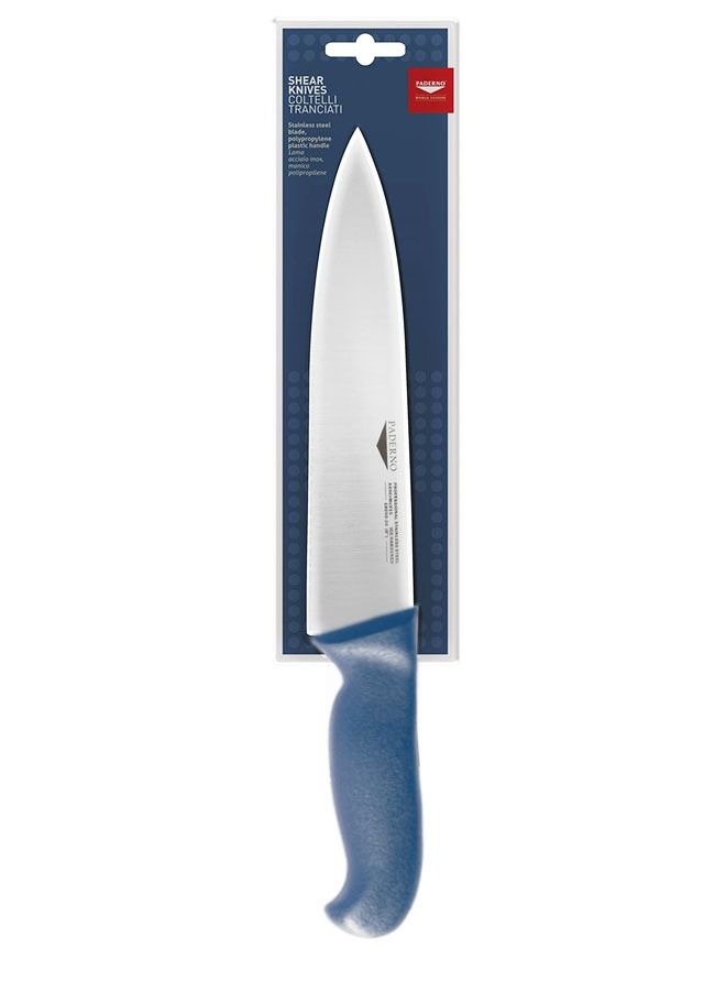 Paderno Cook's knife Cm 26 Blue Handle