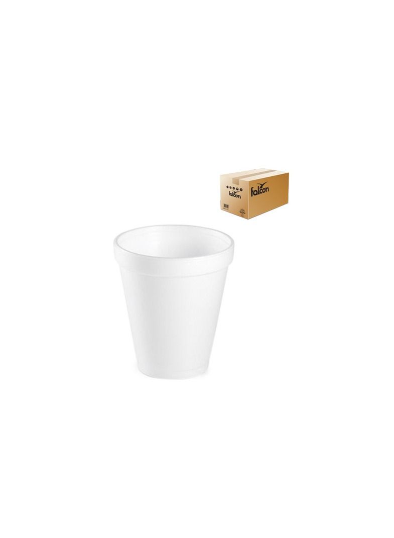 8oz Disposable Light Weight Foam White Cup 1000pc