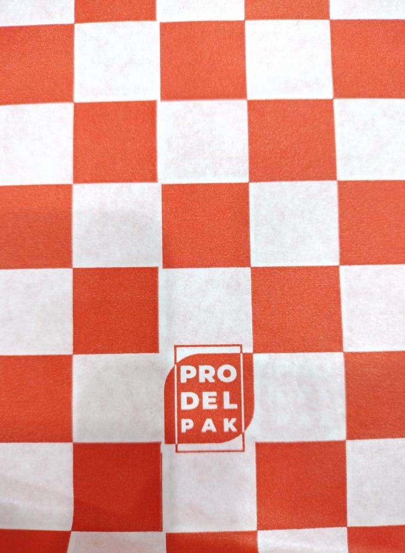 Prodel Sandwich Wrapping Paper Red 35X26 Cm 5kg
