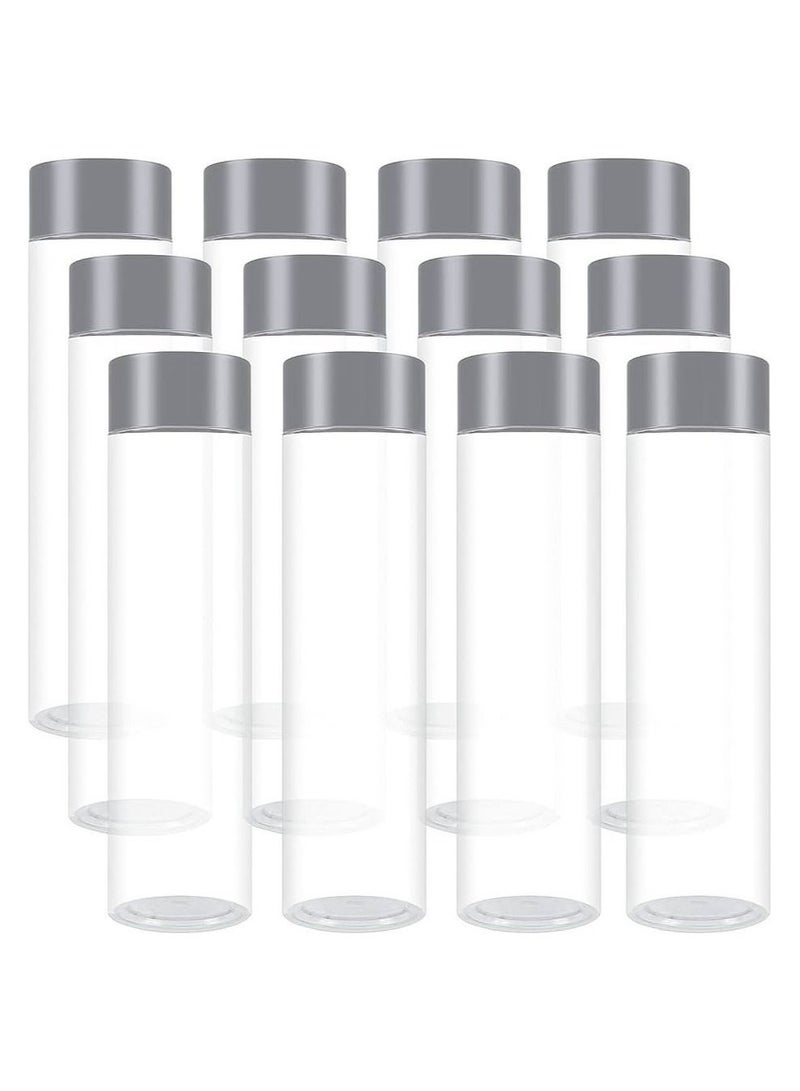 Prodel Pet Bottle Straight Round 350 ML With Silver Cap