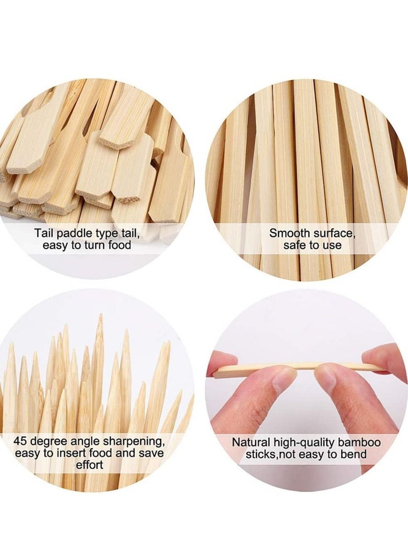 Disposable Bamboo Paddle Picks 9cm (10 Packs X 100 Pieces)