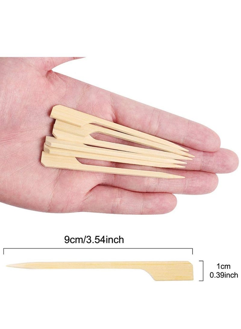 Disposable Bamboo Paddle Picks 9cm (10 Packs X 100 Pieces)