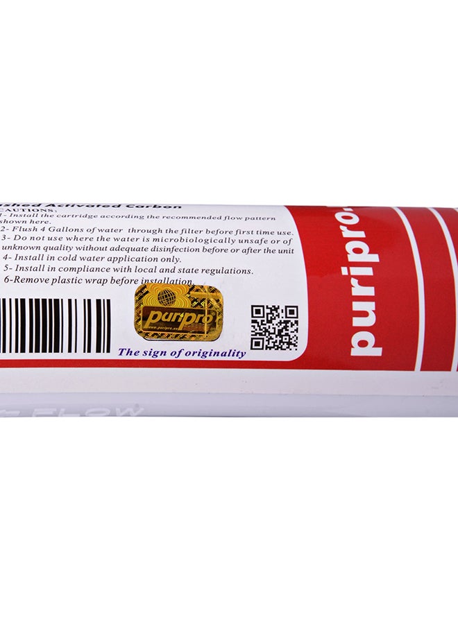 Taste And Odor Removal Acid Washed Post Carbon Filter White