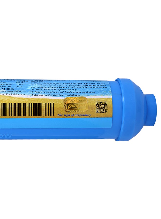 Taste Improving Taste And Odor Removal Gold Coconut Shell Filter White