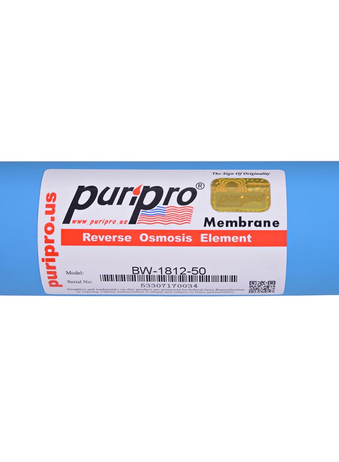 Reverse Osmosis (RO) Membrane For RO Water Purifier 75 GPD Multicolour