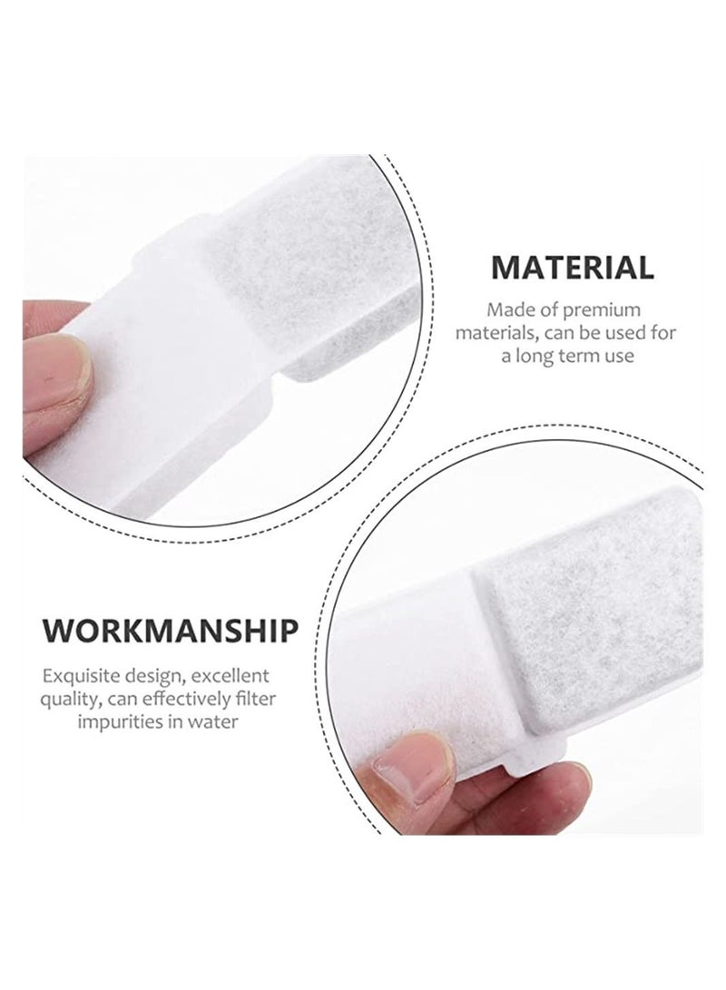 Pet Drinking Water Filter Cotton, SYOSI Fountain Replacement Activated Carbon for Automatic Dispenser Cats Dogs, 10Pcs