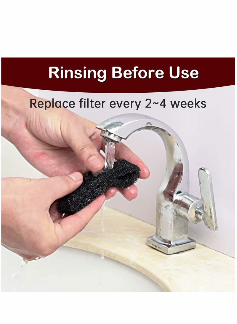 Sponge Filter for Cat Fountain Replacement Pet Water Foam Doggie Dispenser Accessories Dog Rabbit Drinking 8 Pieces