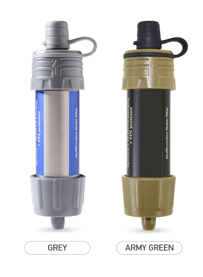 Outdoor Water Straw Filtration System Khaki/Black