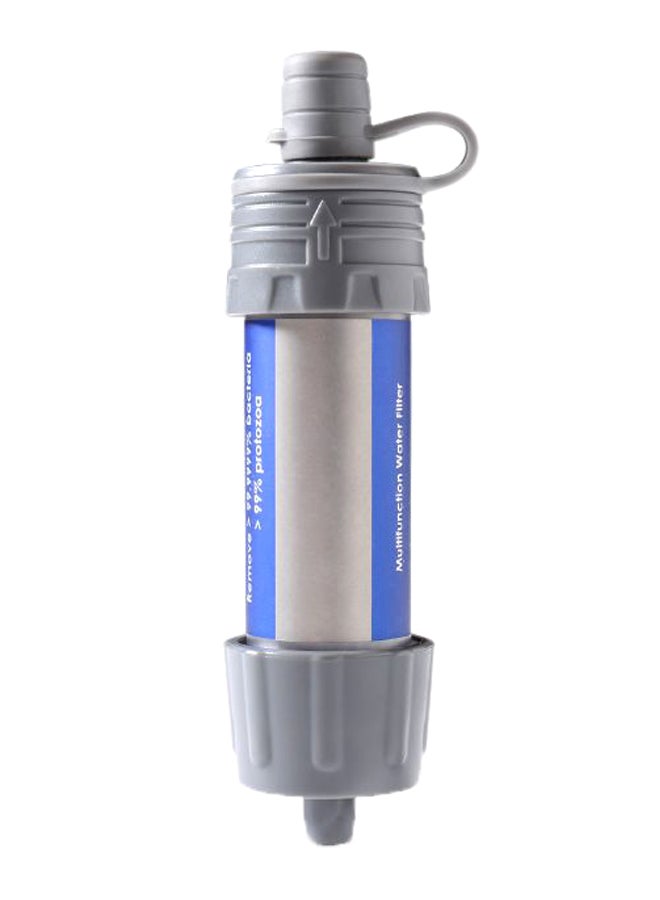 Outdoor Water Straw Filtration System Grey/Blue