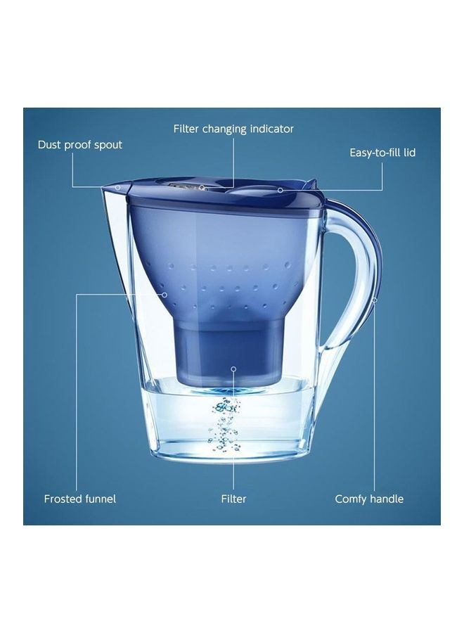 Water Filter Pitcher With Electronic Indicator Multicolour 27*23*17cm