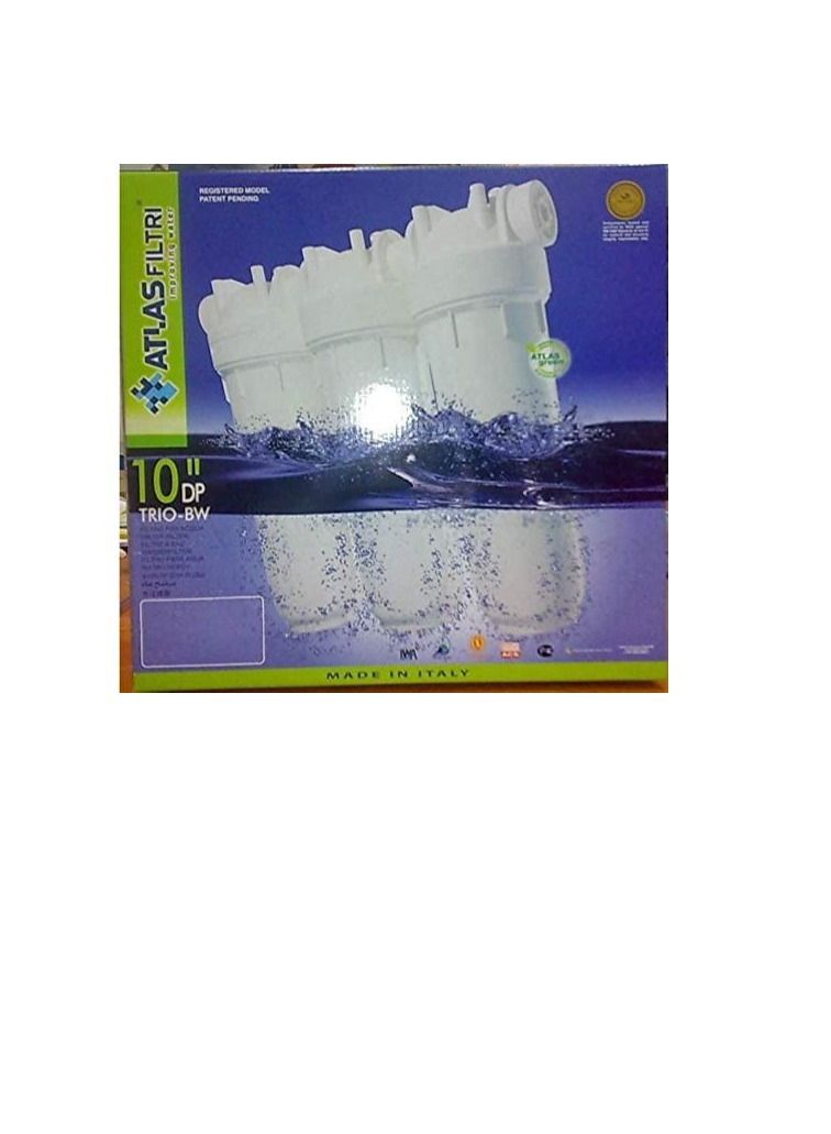 Atlas water filter 3 stages Made in Italy