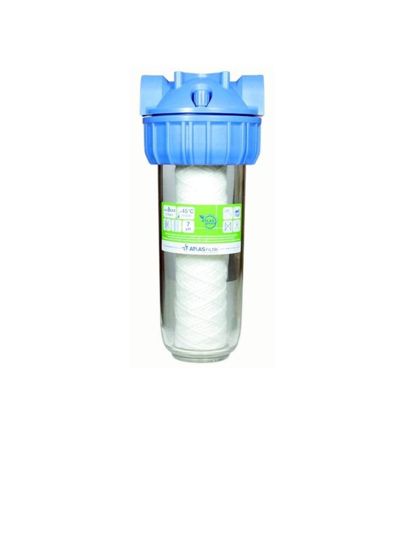 Atlas Single Stage Water Filter - 3/4in In and Out