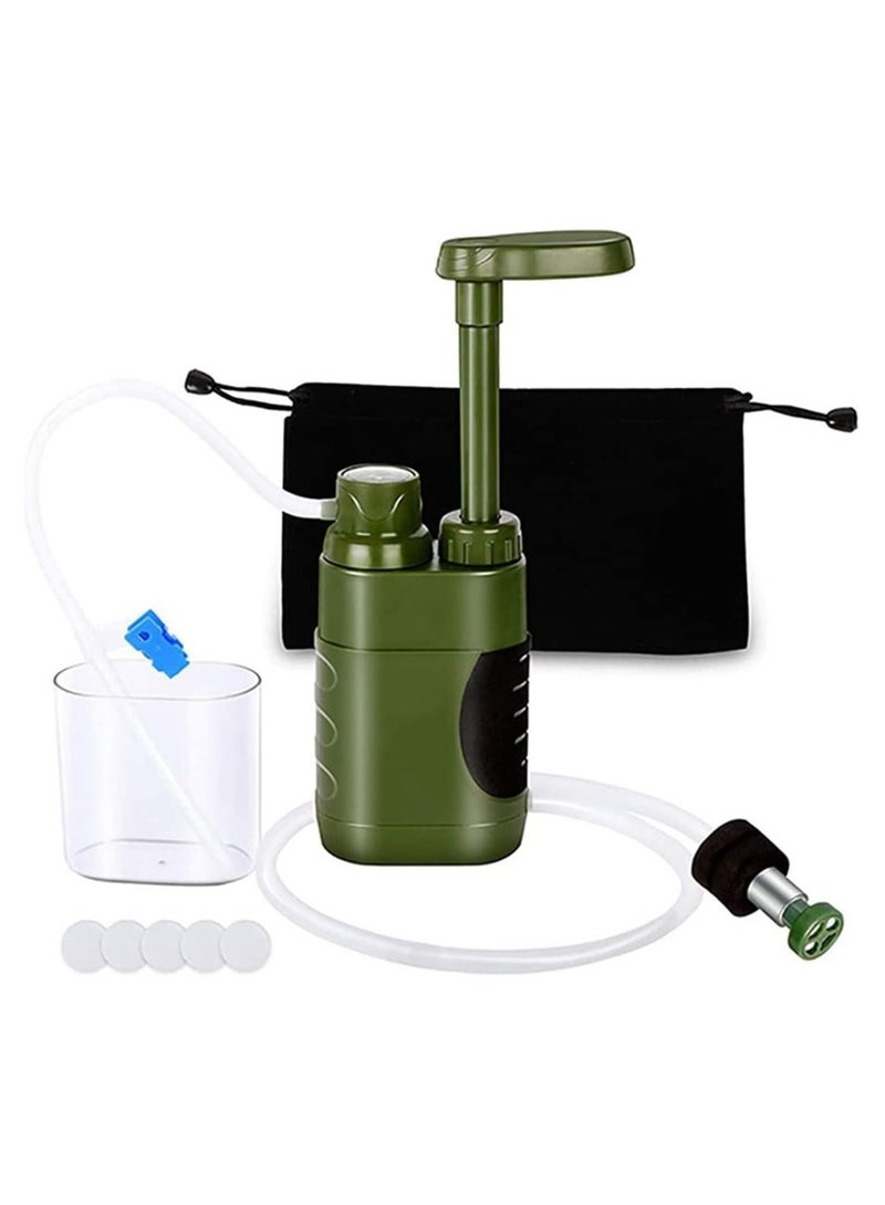 Outdoor Water Filter, Personal Mini Portable Camping Water Filter, Can Remove 99.99% Bacteria Filtrate Down To 0.01 Micron, Suitable For Hiking Outdoor Sports