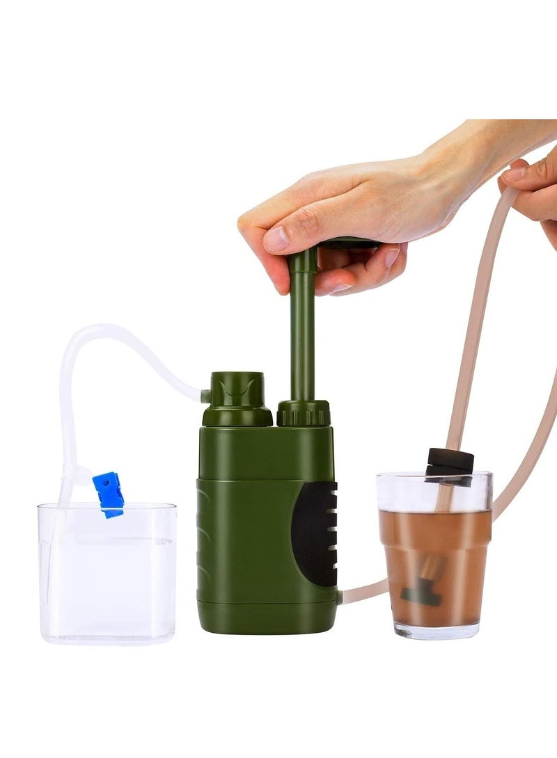 Outdoor Water Filter, Personal Mini Portable Camping Water Filter, Can Remove 99.99% Bacteria Filtrate Down To 0.01 Micron, Suitable For Hiking Outdoor Sports