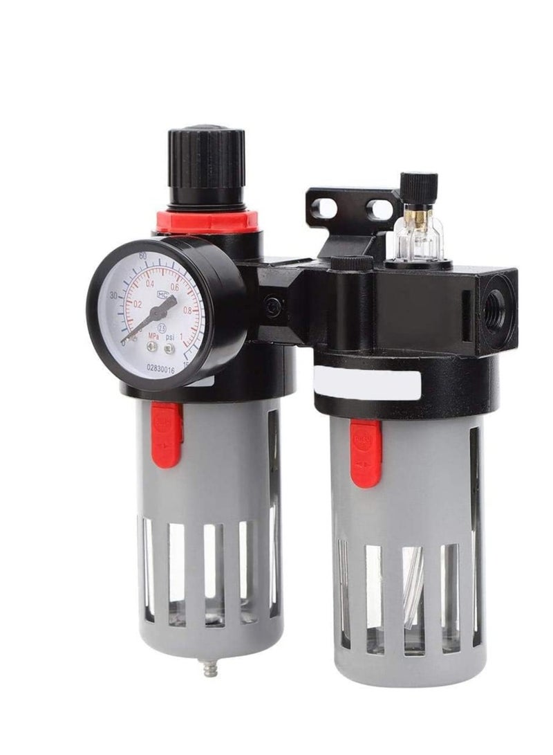 Double Air Compressor Water Separator Filter Regulator Oil