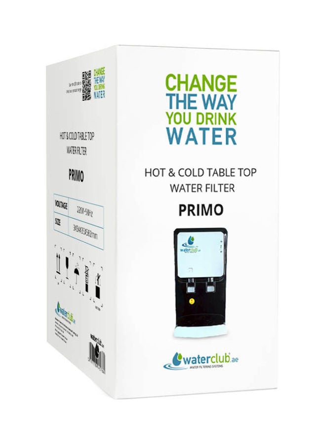 Hot & Cold Table Top Water Filter White/Black