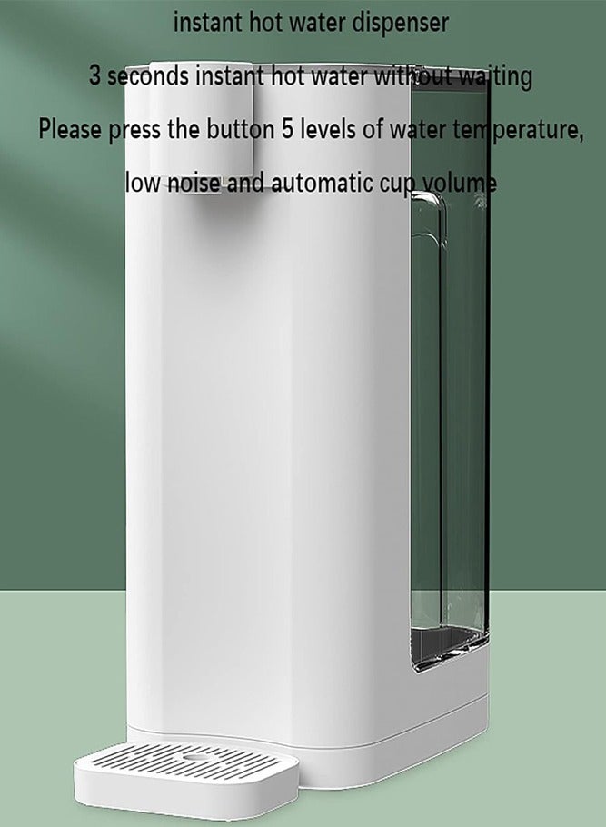 RhonePLUS Hydrogen Rich Water Purifier Advanced RO Filtration, Hot/Cold Dispenser, Instant Access, Countertop System for Home & Office, 4 Temperatures, High Capacity, Safety Lock, Zero Installation