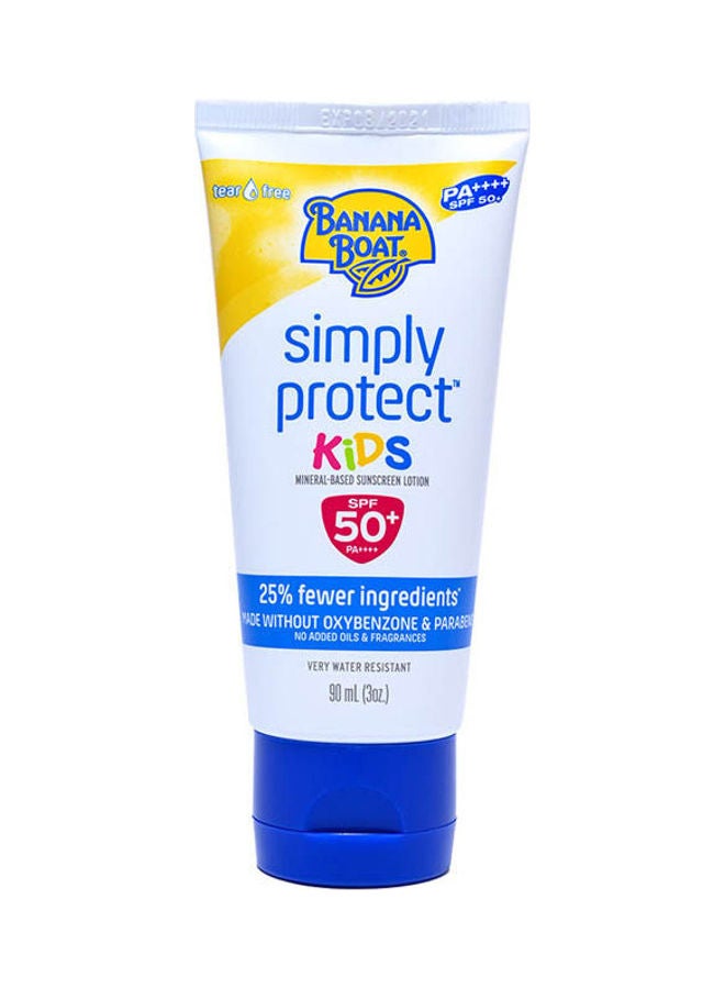 Simply Protect Kids Mineral-Based Sunscreen Lotion Spf50