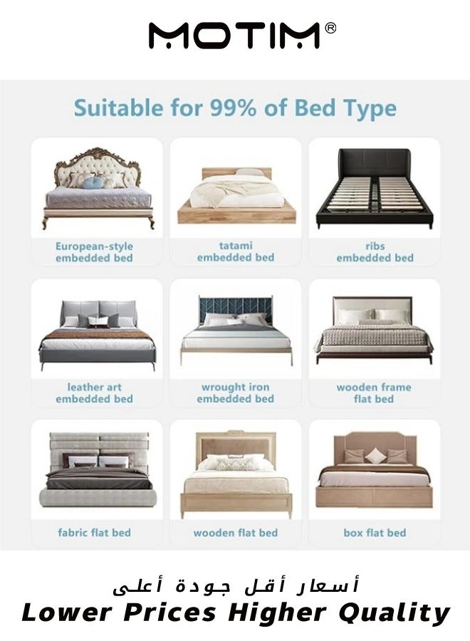 1Piece Bed Rail Guard Barrier for Baby Extra Long Bed Guardrail Adjustable Height and Foldable Safeguard Bed Rails Single Side Bed 200x98cm
