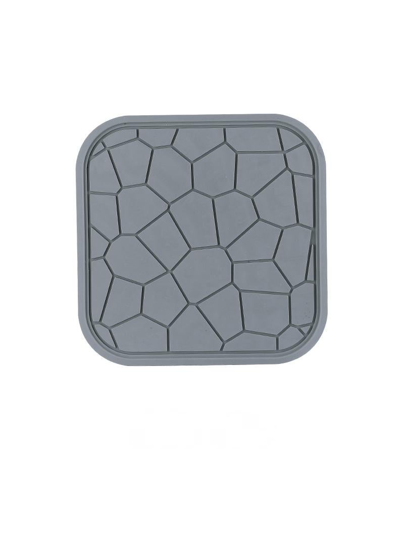 6 pcs Creative heat insulation mat, anti slip kitchen table mat, easy to clean, high-temperature resistant coaster