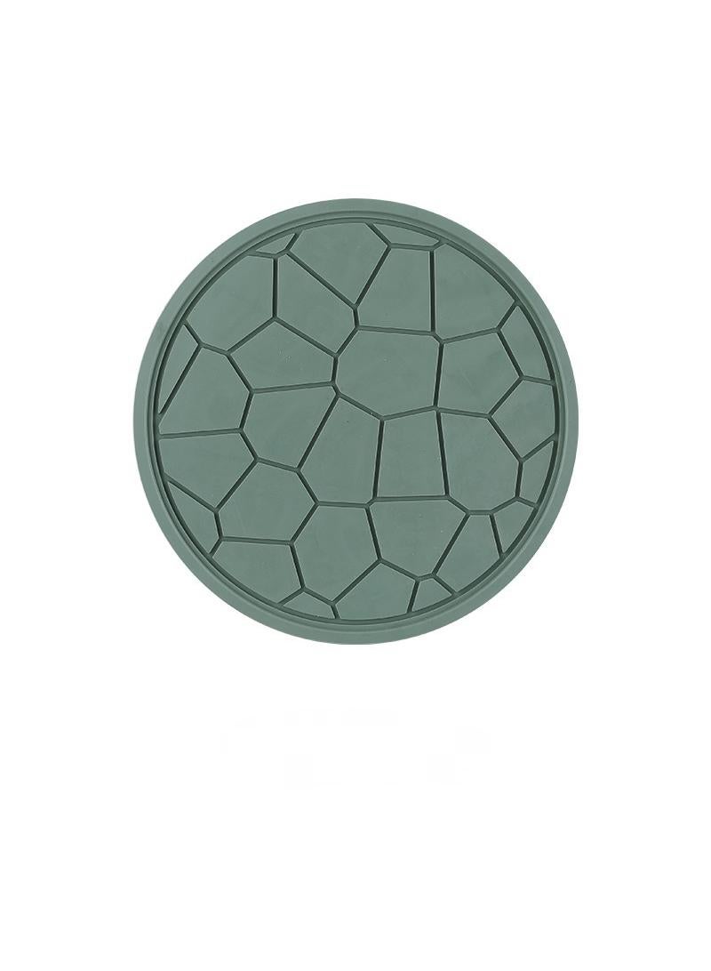 6 pcs Creative heat insulation mat, anti slip kitchen table mat, easy to clean, high-temperature resistant coaster
