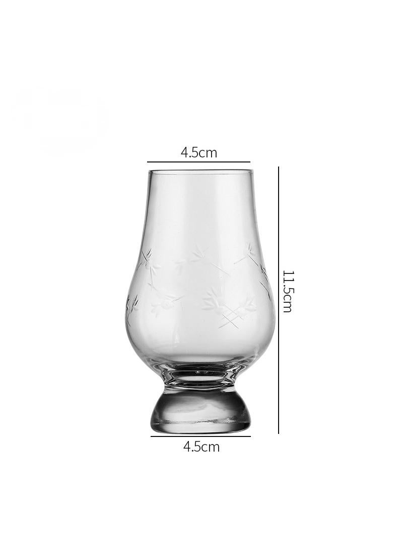 4-Piece Tulip Tasting Glass Clear 200ml