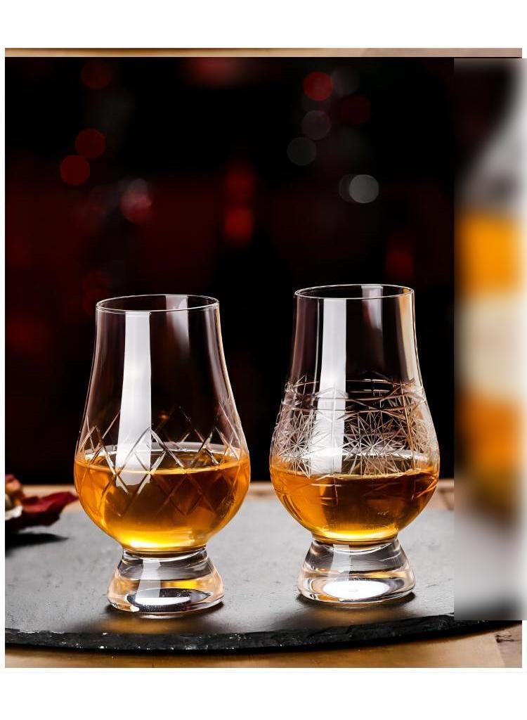 Whisky Glass,Set Of 6 Tulip Tasting Glass Clear