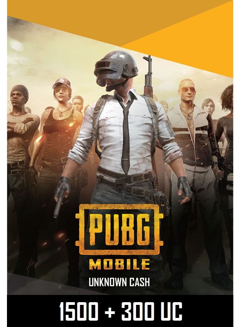 PUBG Mobile 1500 with 300 UC Global Digital Code (Delivery via SMS/WhatsApp)