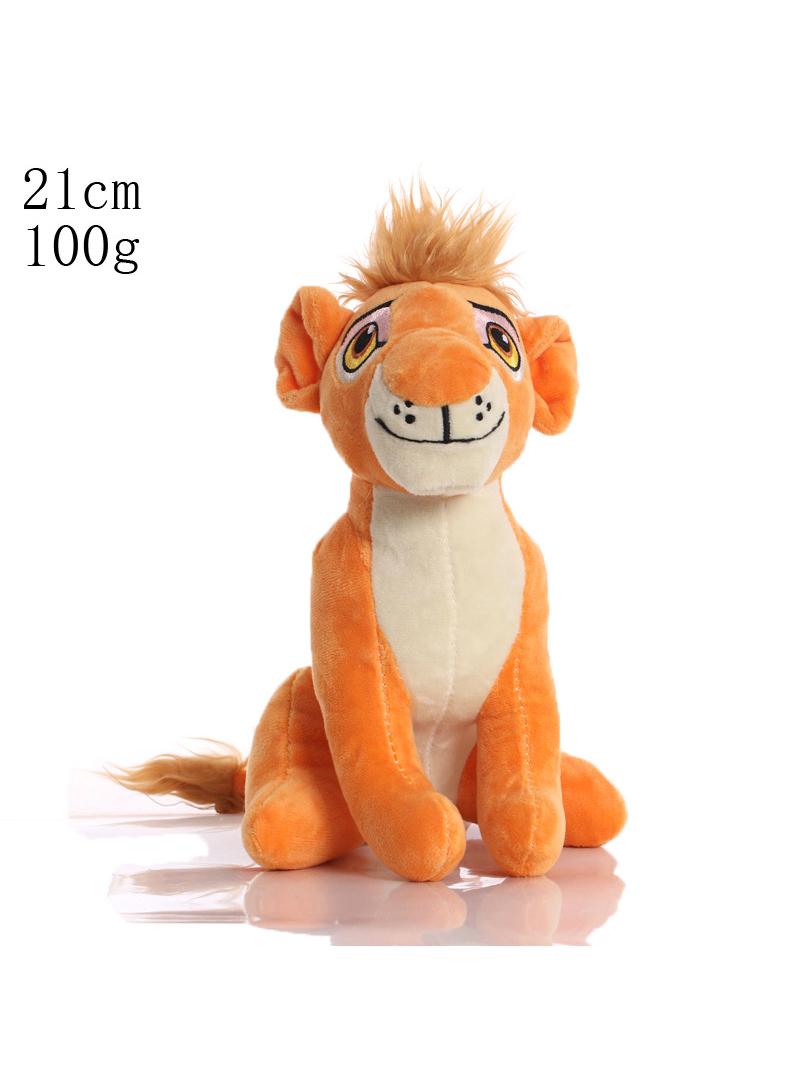 Cartoon Anime Lion King Simba Plush Toy Gift Little Lion Doll Grab Machine Doll 21cm