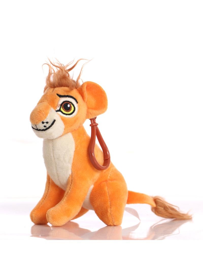 Cartoon Anime Lion King Simba Plush Toy Gift Little Lion Doll Grab Machine Doll 12cm