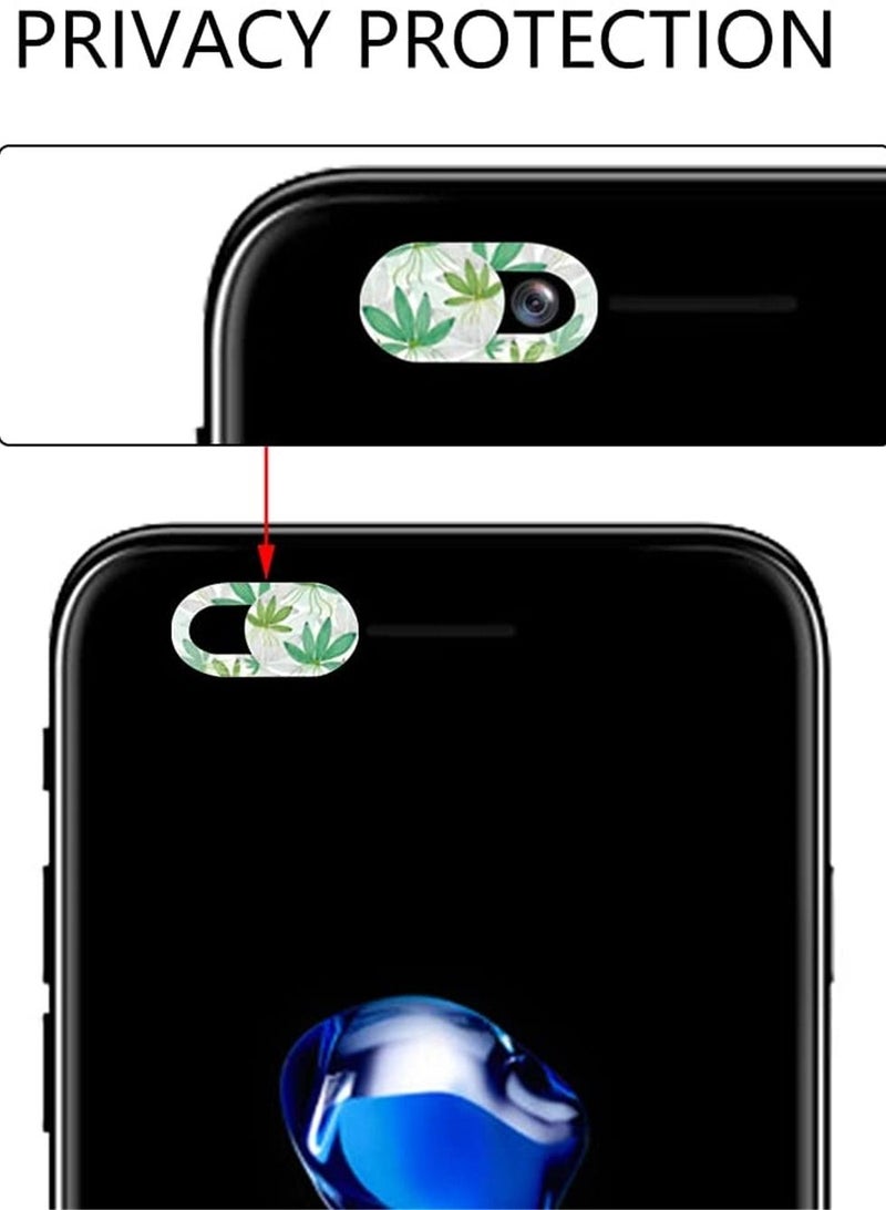 10 Pieces Webcam Cover, Laptop Camera Cover Slider Cute Webcam Cover Slider, Floral Pattern Webcam Privacy Cover