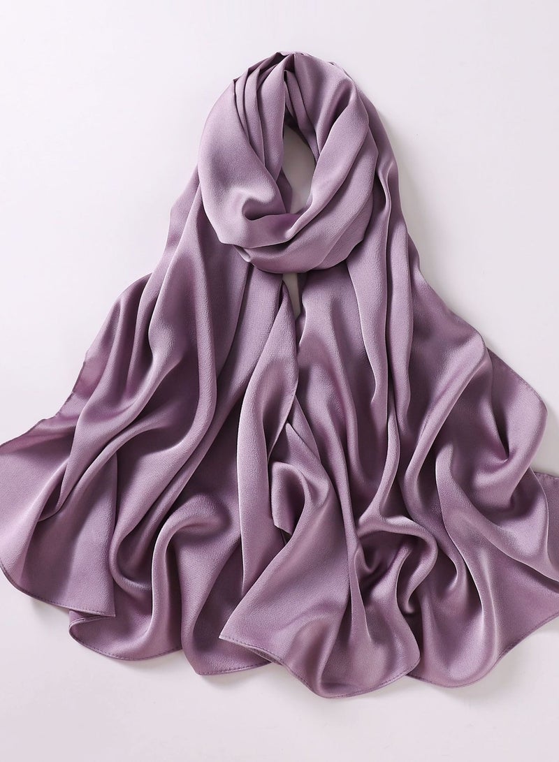 Scarf Crypto Chiffon Hijab Bubble Silk Scarves