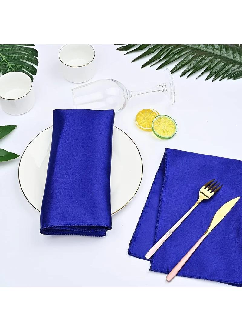 30 Pieces Of Soft High Density Satin Napkin Cloth For Hotel Restaurant 43*43CM