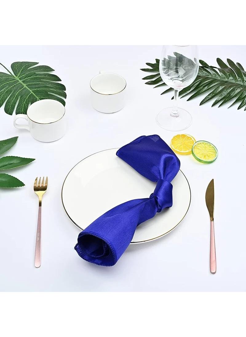 30 Pieces Of Soft High Density Satin Napkin Cloth For Hotel Restaurant 43*43CM