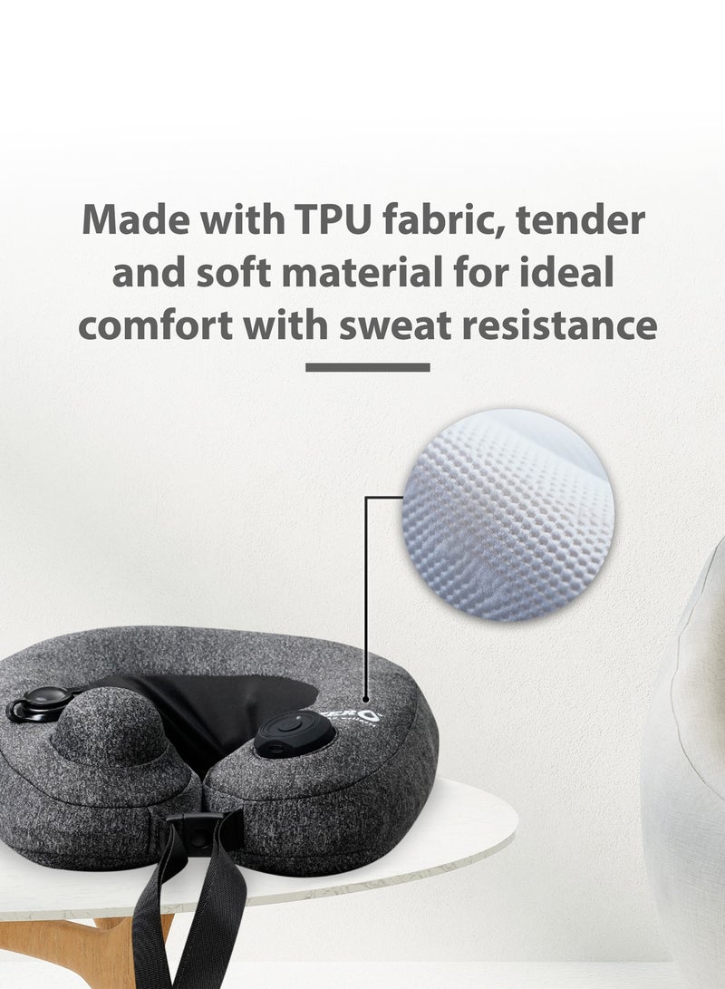 Zero Healthcare Cervical Neck Massage Pillow Rechargeable Pillow Neck Massager Vibration Pillow, Multifunctional Shoulder and Electric for Relax Muscles Fatigue