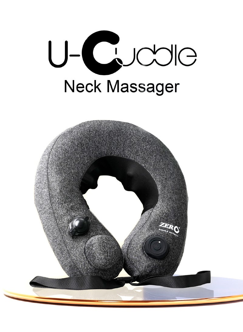 Zero Healthcare Cervical Neck Massage Pillow Rechargeable Pillow Neck Massager Vibration Pillow, Multifunctional Shoulder and Electric for Relax Muscles Fatigue