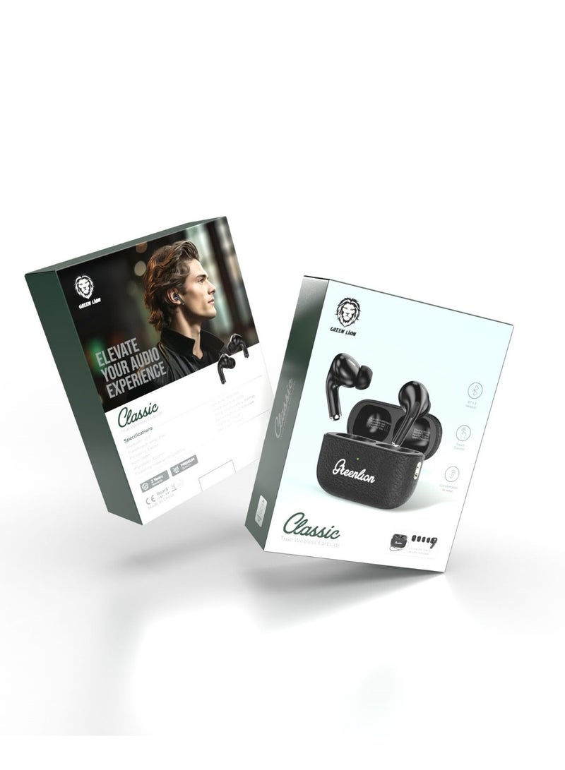 Classic True Wireless Earbuds /ВТ 5.3 Version/Touch Control- Black