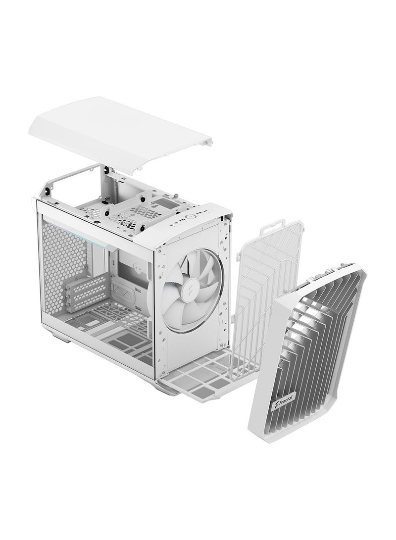 Fractal Design Torrent Nano Windowed Mini-ITX Case, 3 Expansion Slots, 3.5