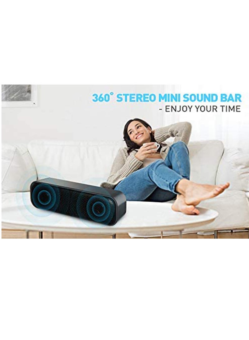 Computer Speaker, USB Powered Speaker, Portable Computer Sound Bar, Bar-Plug and Play, Compatible with Various Devices System